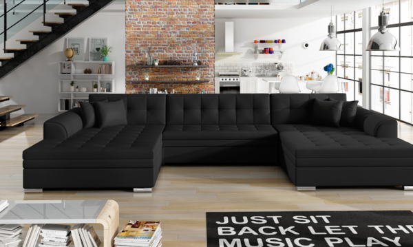 U Couch 355 x 165 Vento ( verschiedenen Farben)